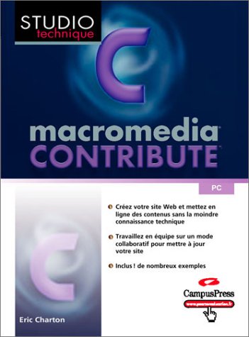 Beispielbild fr Macromedia Contribute zum Verkauf von Ammareal