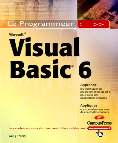 Visual Basic 6 (9782744016172) by Perry, Greg