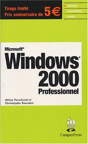 Stock image for Windows 2000 Professionnel for sale by Ammareal
