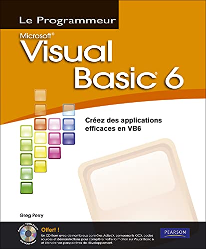 Stock image for Visual Basic 6: Crez des applications efficaces en VB6 for sale by medimops