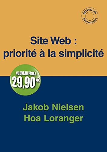 Beispielbild fr Site Web Priorit  la Simplicit Nouveau Prix zum Verkauf von Ammareal