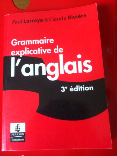 Beispielbild fr Grammaire explicative de l'anglais zum Verkauf von Ammareal