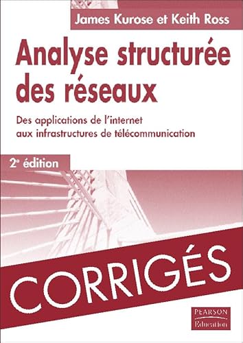 Beispielbild fr Corrigs Analyse structure des rseaux zum Verkauf von Ammareal