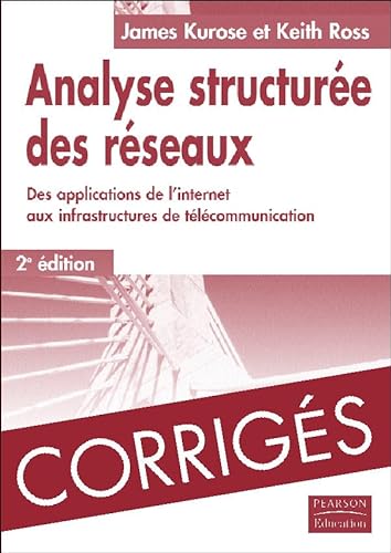 Imagen de archivo de Corrigs Analyse structure des rseaux a la venta por Ammareal