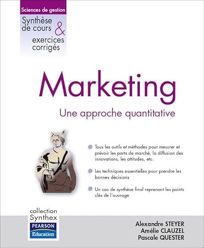 Stock image for Marketing une approche quantitative for sale by Ammareal