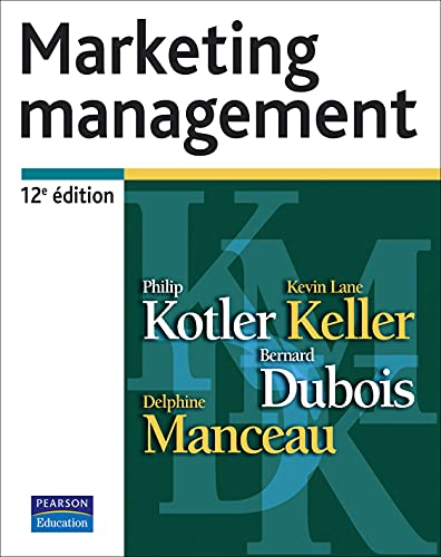 Imagen de archivo de MARKETING MANAGEMENT 12E EDITION a la venta por Decluttr