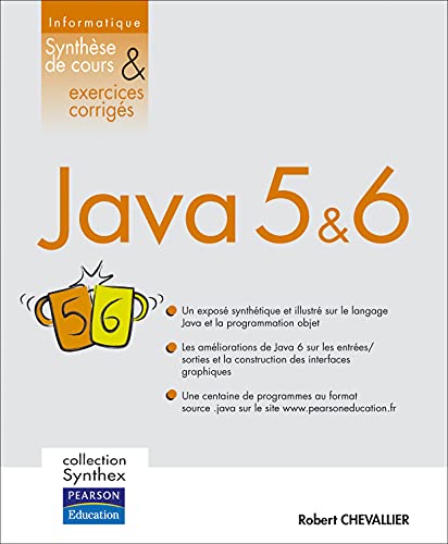 9782744072192: JAVA 5 & 6 SYNTHESE DE COURS ET EXERCICES CORRIGES