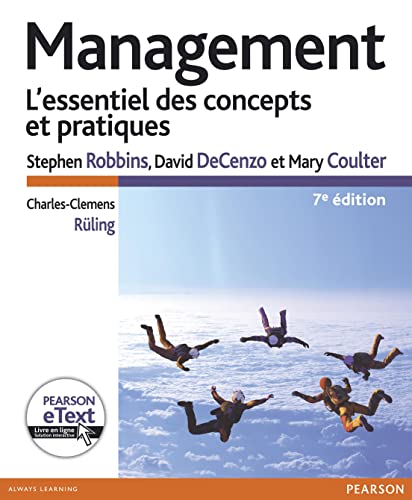 MANAGEMENT 7E EDITION + ETEXT (9782744074851) by DE CENZO, David