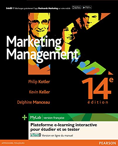 Beispielbild fr Marketing Management (14e d. Pack Premium FR : Livre + MyLab et eText en franais) zum Verkauf von medimops