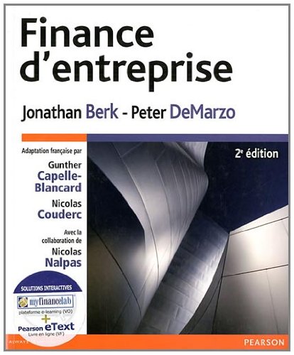 9782744075704: Finance d'entreprise 2e + eText + MyFinanceLab