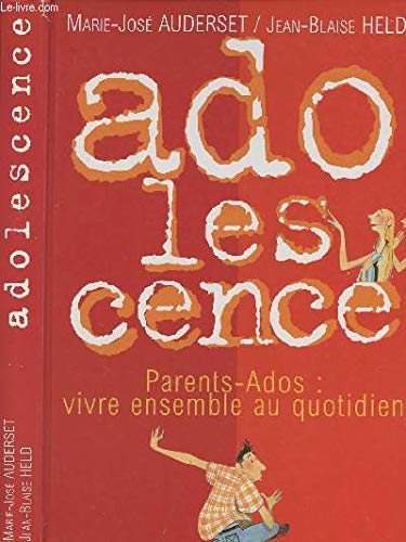 Stock image for Adolescence for sale by A TOUT LIVRE