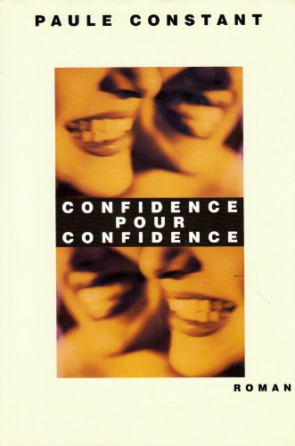 Stock image for Confidence pour confidence for sale by Librairie Th  la page