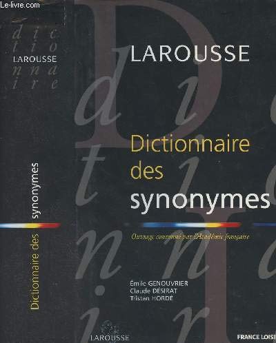 9782744127519: Dictionnaire des synonymes