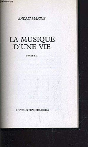 Stock image for La musique d'une vie for sale by medimops