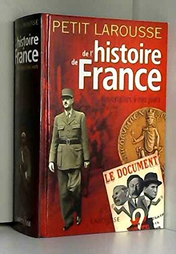 9782744167522: Petit Larousse de l'histoire de France