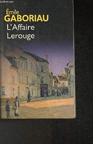 Beispielbild fr L'affaire Lerouge zum Verkauf von Ammareal