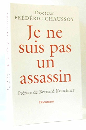 Imagen de archivo de Je ne suis pas un assassin a la venta por Librairie Th  la page