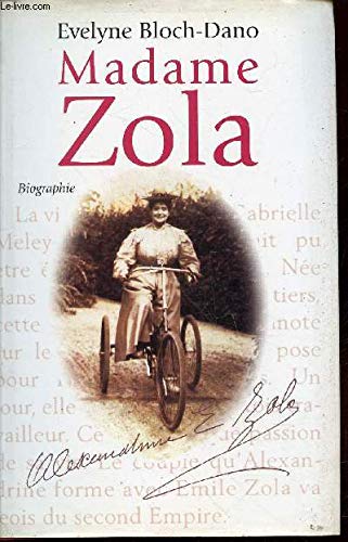 Beispielbild fr Madame Zola zum Verkauf von Ammareal
