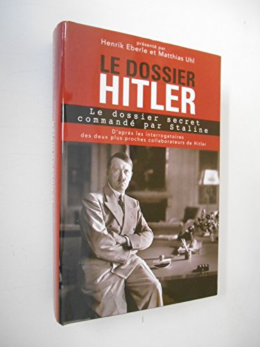 Beispielbild fr Le dossier Hitler zum Verkauf von Ammareal