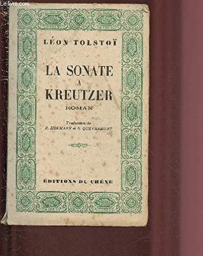 Stock image for La sonate  Kreutzer for sale by Ammareal