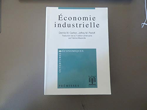 Stock image for Economie industrielle for sale by La bataille des livres