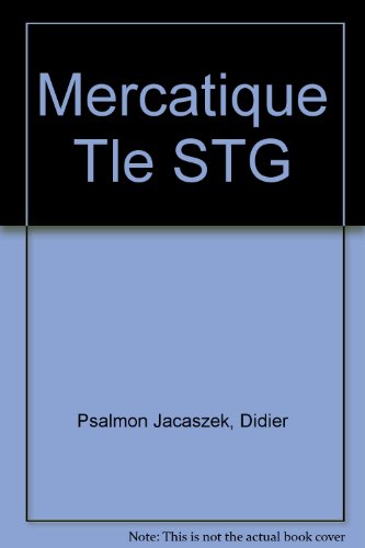 9782744619090: Mercatique Tle STG
