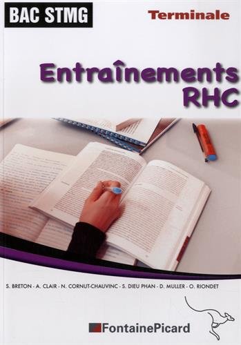 Imagen de archivo de Entranements RHC Tle STMG a la venta por Ammareal