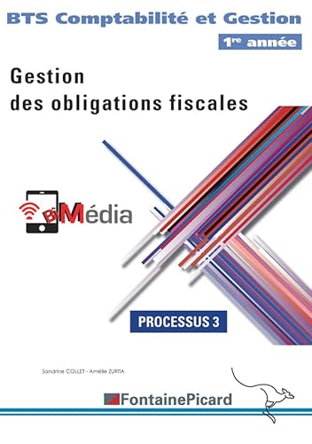 Stock image for Gestion des obligations fiscales BTS CG 1re anne: Processus 3 for sale by Ammareal