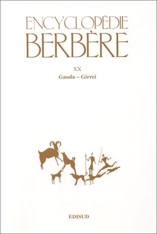 9782744900280: Encyclopedie Berbere. Fasc. XX: Gauda - Girrei (Encyclopdie Berbre)