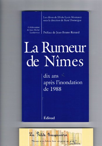 Stock image for Rumeur de Nmes (La) for sale by Librairie La Canopee. Inc.