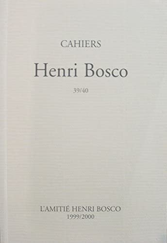 9782744902215: Cahiers henri bosco /39-40