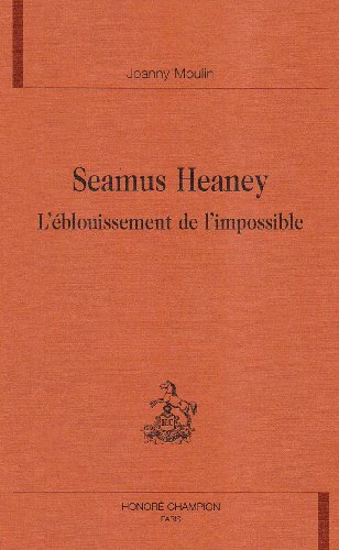 Beispielbild fr Seamus Heaney zum Verkauf von Chapitre.com : livres et presse ancienne