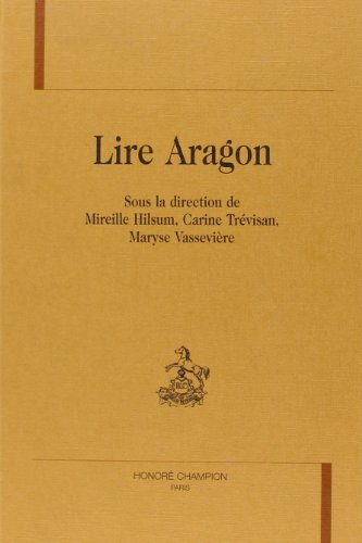 Stock image for Lire Aragon for sale by RECYCLIVRE