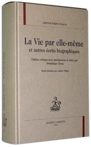 9782745303806: La vie par elle-mme et autres rcits autobiographiques