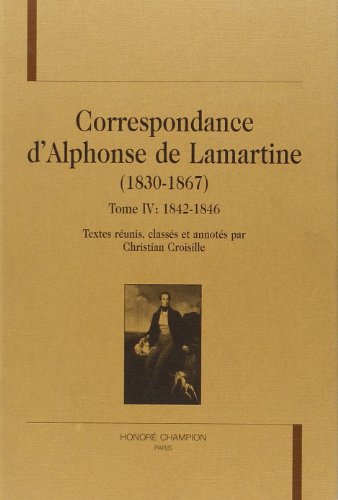 Correspondance d'Alphonse de Lamartine
