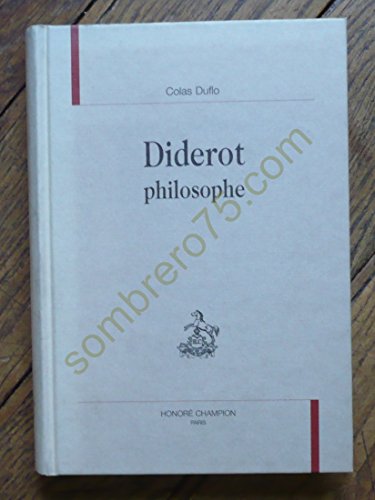 9782745307873: Diderot philosophe