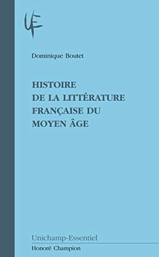Beispielbild fr Histoire de la littrature franaise du Moyen Age zum Verkauf von medimops