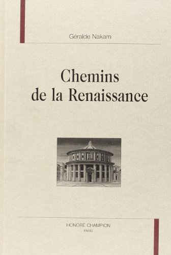 Stock image for Chemins de la Renaissance for sale by Gallix