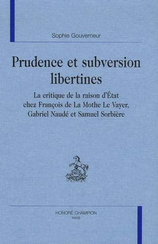 Prudence et subversion libertines