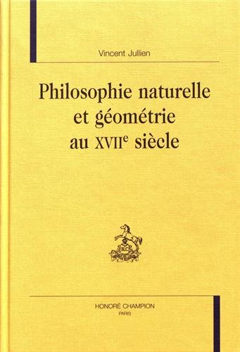 Philosophie naturelle et géométrie au XVIIe siècle
