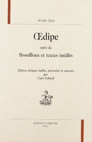 9782745314536: Oedipe : Suivi de brouillons et de textes indits