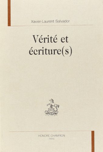 9782745315533: Vrit et criture(s)