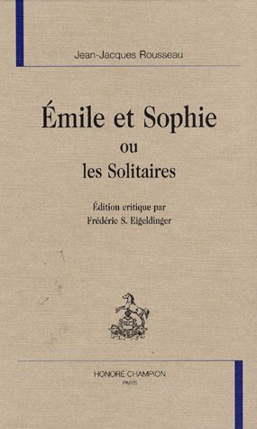 9782745315700: mile et Sophie ou Les solitaires