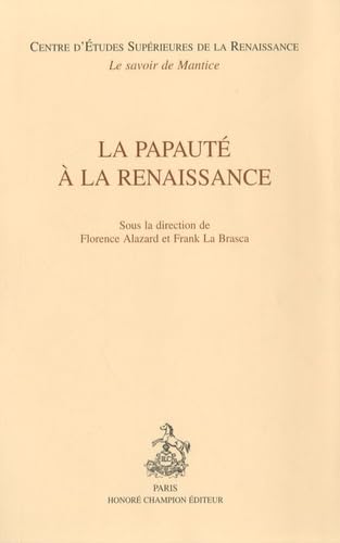 Beispielbild fr LA PAPAUTE A LA RENAISSANCE zum Verkauf von Chapitre.com : livres et presse ancienne