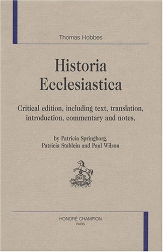 Stock image for Historia ecclesiastica for sale by Chapitre.com : livres et presse ancienne