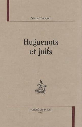 Imagen de archivo de Huguenots et juifs a la venta por Gallix