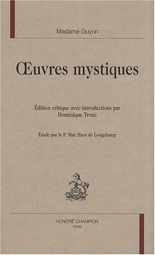 Beispielbild fr Oeuvres mystiques zum Verkauf von Chapitre.com : livres et presse ancienne