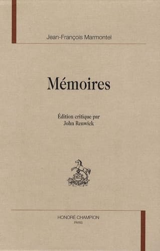mÃ©moires (9782745317148) by Jean-FranÃ§ois Marmontel