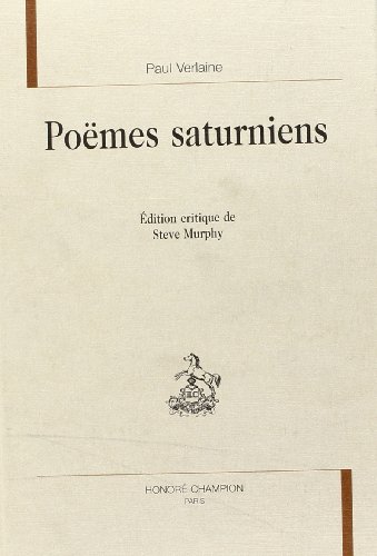 Beispielbild fr Pomes saturniens (TLMC 106) zum Verkauf von Gallix