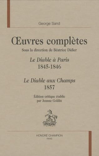 Le diable Ã: Paris - 1845-1846 (TLMC 114) (9782745318398) by Sand, George